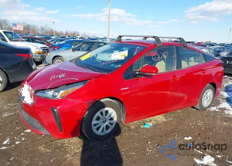 2019 Toyota Prius Le from USA, damaged, VIN JTDKARFU0K3101870